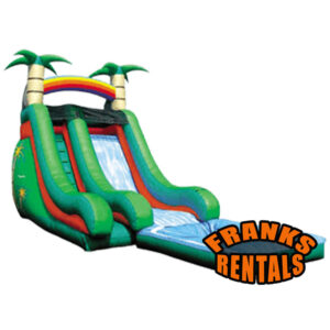 18’ Tropical Inflatable Water Slide & Pool