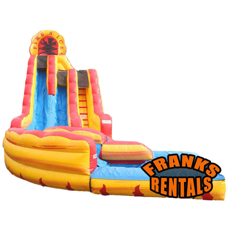 20' Fire N Ice Inflatable Water Slide & Pool