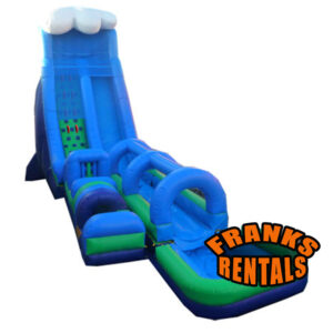 24’ Velocity Extreme Inflatable Obstacle, Climb, Slide, Slip N Splash Slide