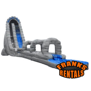 27' Roaring River 1 Rock Arches Inflatable Slide & Pool
