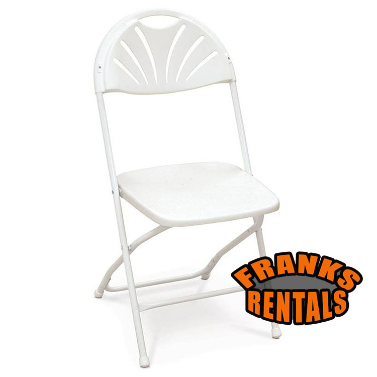 White Fanback Chair